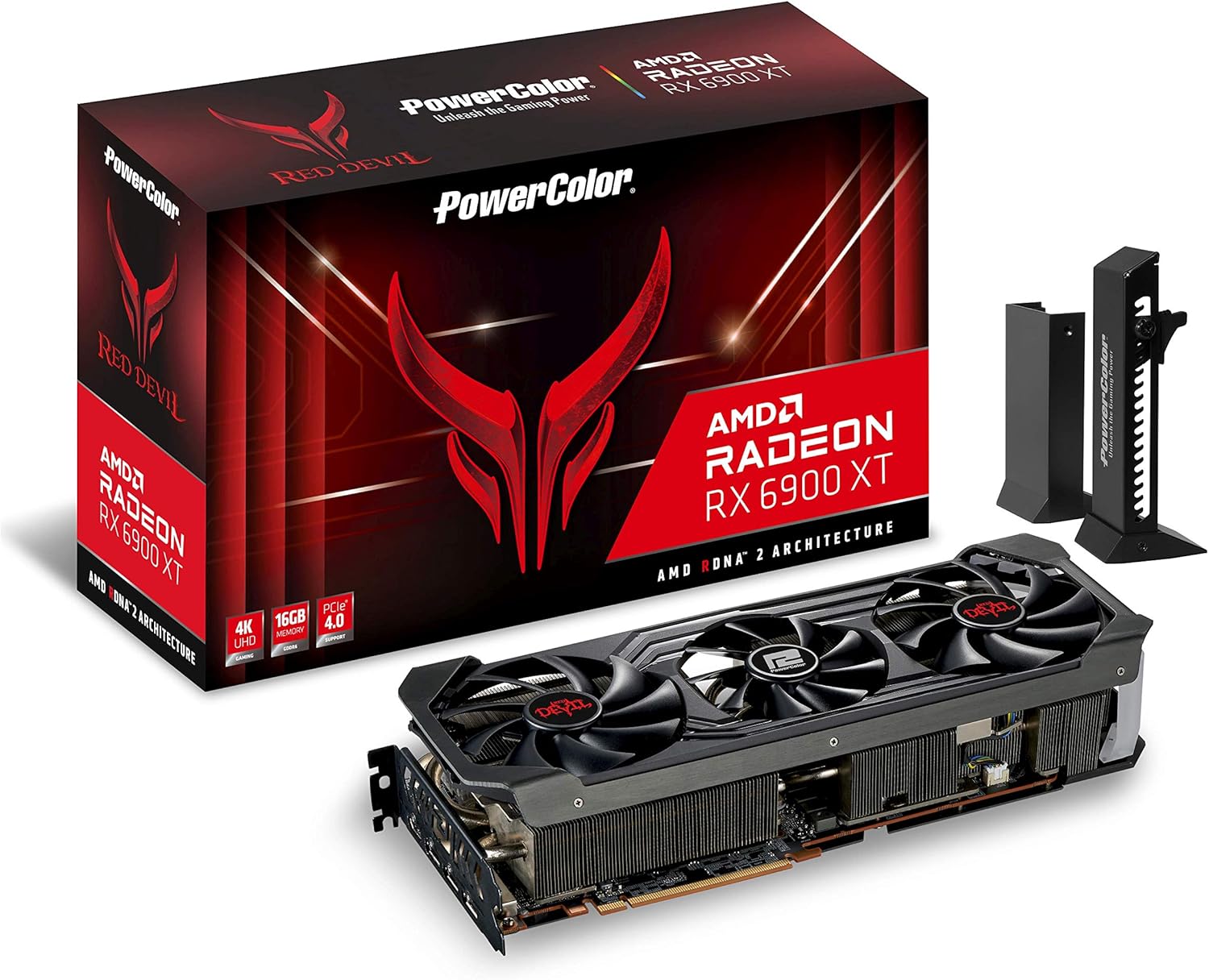 PowerColor Red Devil AMD Radeon™ RX 6900 XT Gaming Graphics Card with 16GB GDDR6 Memory, Powered by AMD RDNA™ 2, Raytracing, PCI Express 4.0