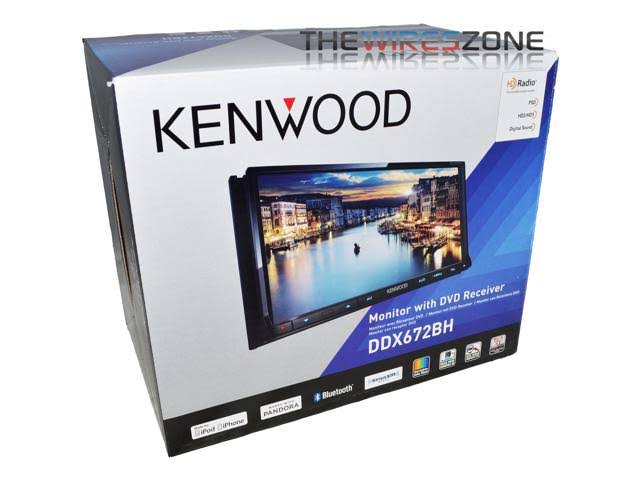 Kenwood Ddx672bh - 6.95x22 Touchscreen - Car DVD/CD Stereo - 2-DIN - Bluetooth