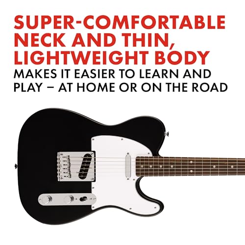 Fender Squier Debut Series Telecaster Electric Guitar, Beginner Guitar, 2-Year Warranty, Includes Free Lessons
