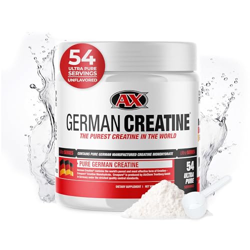 Pure Creapure Micronized Creatine Monohydrate Powder, Promotes Muscle Growth, Increase Muscle Mass, Enhance Strength, 99.99% Purity, 3rd Party Tested