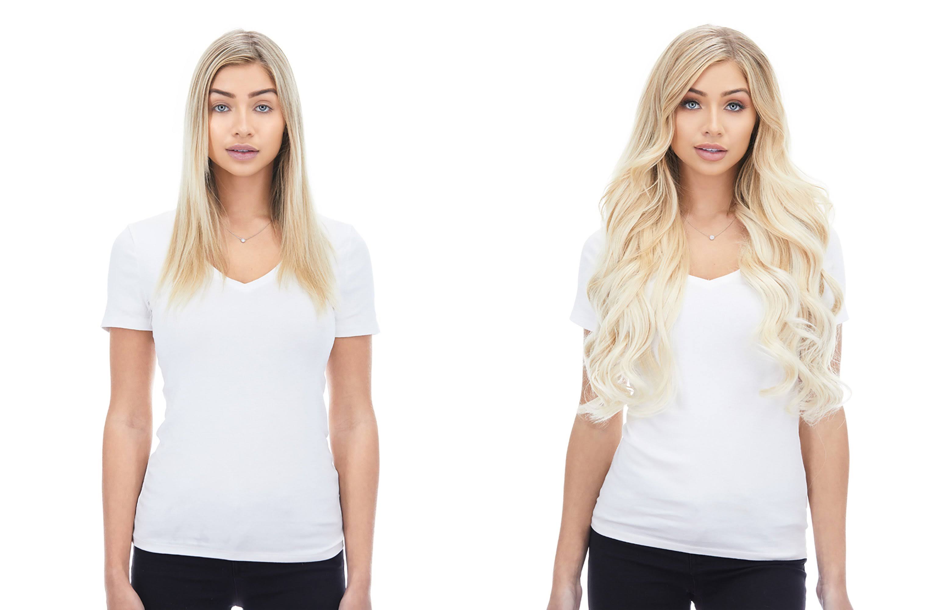 BELLAMI Magnifica 240g 24x22 Platinum Blonde Hair Extensions (80)