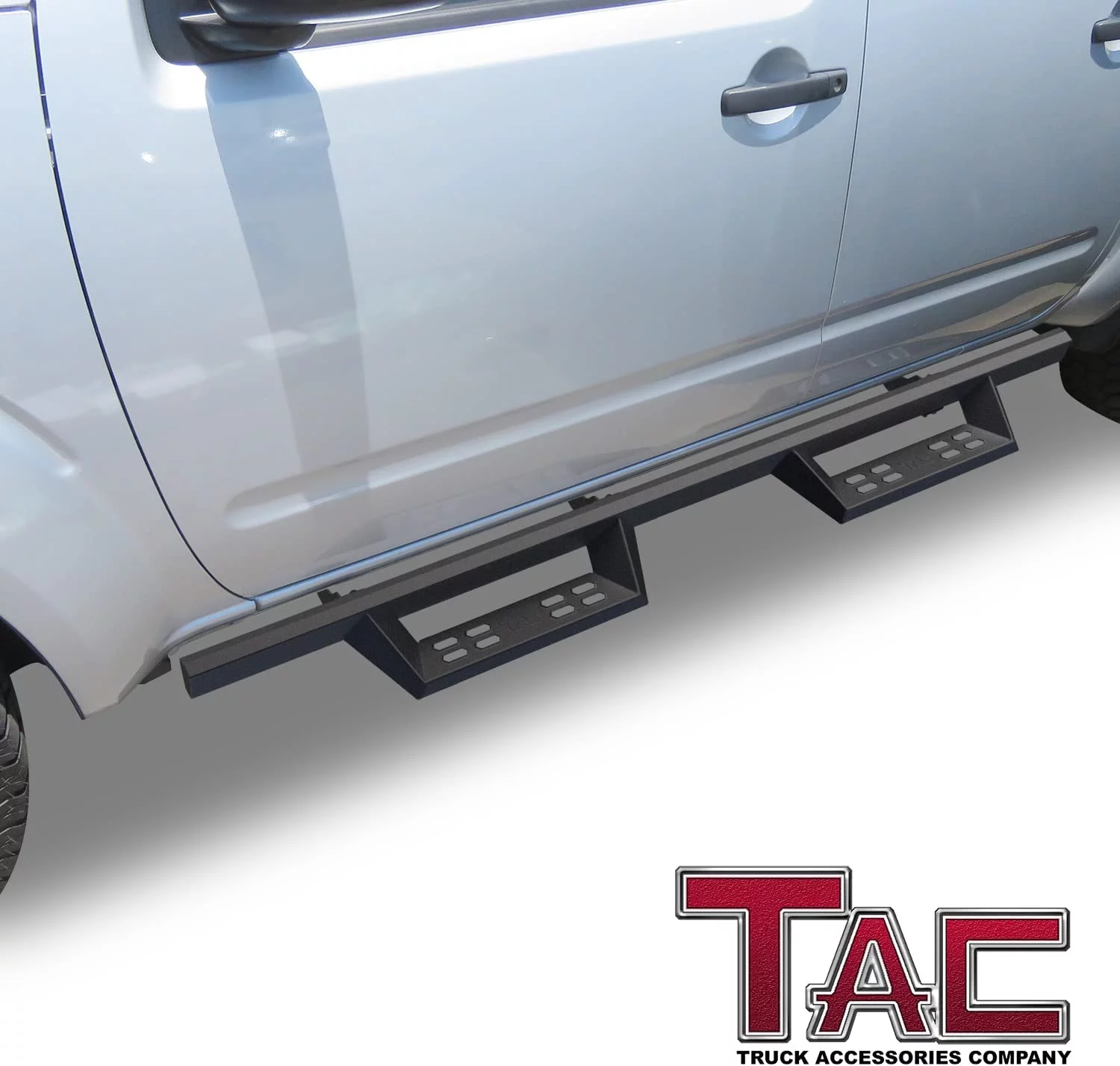 TAC Sniper Running Boards Compatible with 2005-2024 Nissan Frontier Crew Cab Truck Pickup 4" Drop Side Steps Nerf Bars Rock Slider Armor Off-Road
