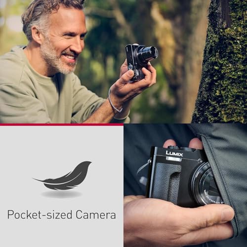 Panasonic LUMIX ZS99 Point and Shoot Camera, Compact Camera for Travel with 30x Zoom with 24-720mm Zoom Lens, and 4K Video/Photo