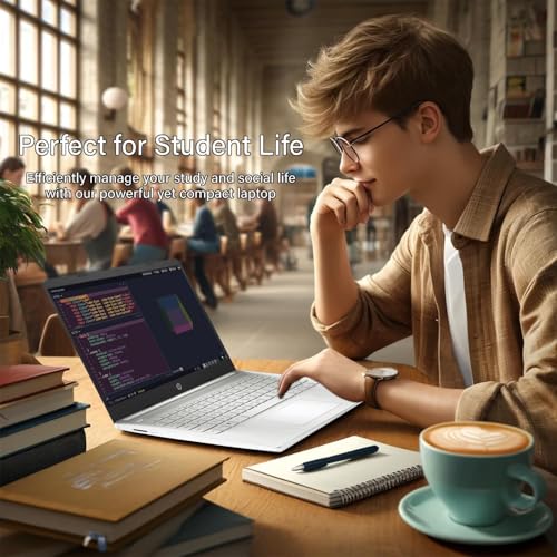 HP 14 Ultrabook • Limited Edition with Microsoft 365 • Intel 4-Core CPU • 16GB RAM • 1.6TB Storage (128GB OnBoard withHP 512GB P500 Portable SSD +