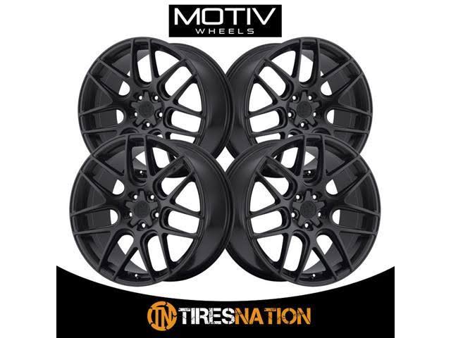Motiv 409B Magellan 20x8.5 5x112/5x114.3 +40et Satin Black Wheel
