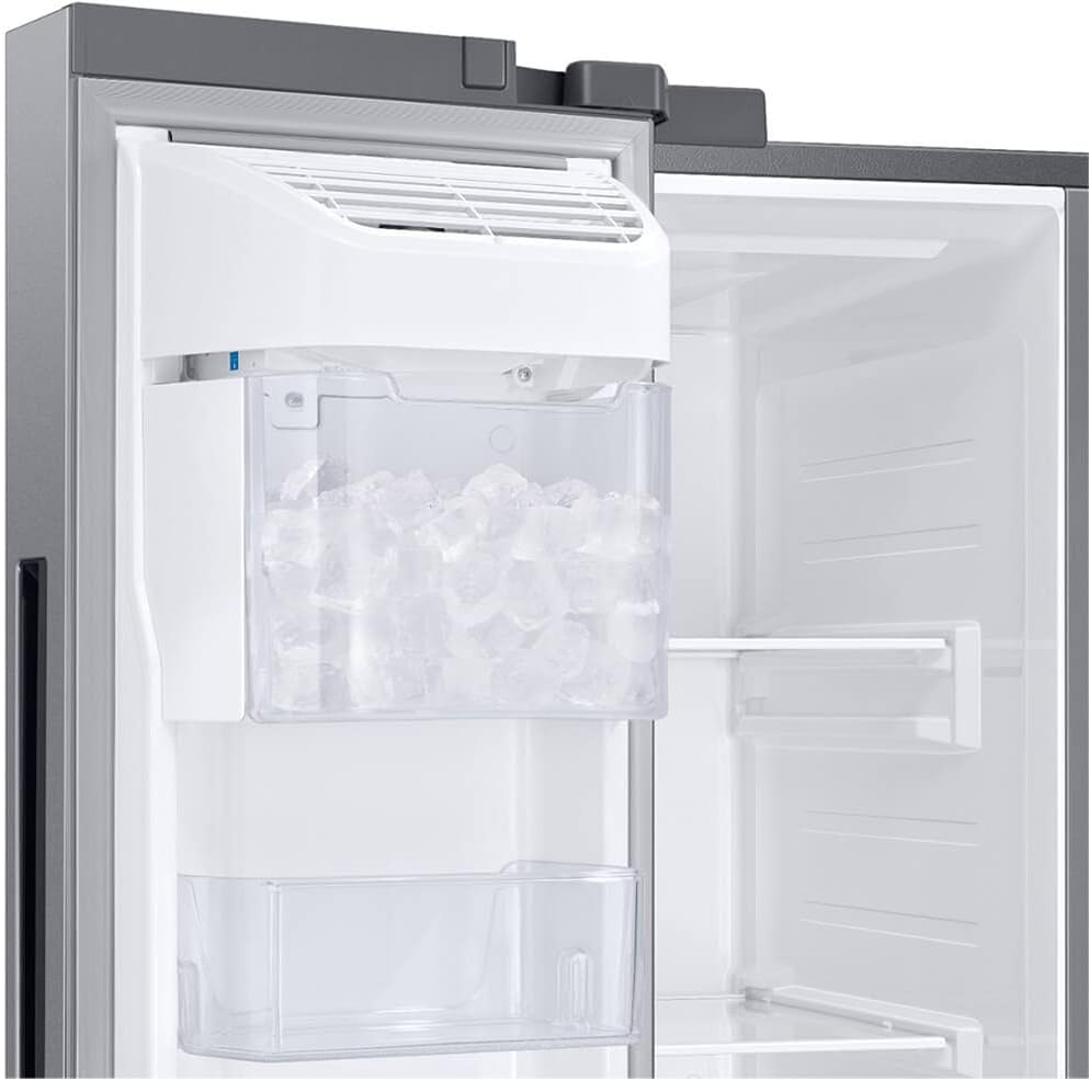 SAMSUNG RS28A500ASR 28 Cu. Ft. Stainless Steel Side-by-Side Smart Refrigerator