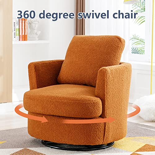 ODUWA Swivel Barrel Chair Set of 2