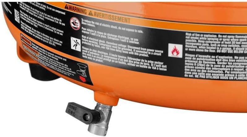 RIDGID 6 Gal. Portable Electric Pancake Air Compressor