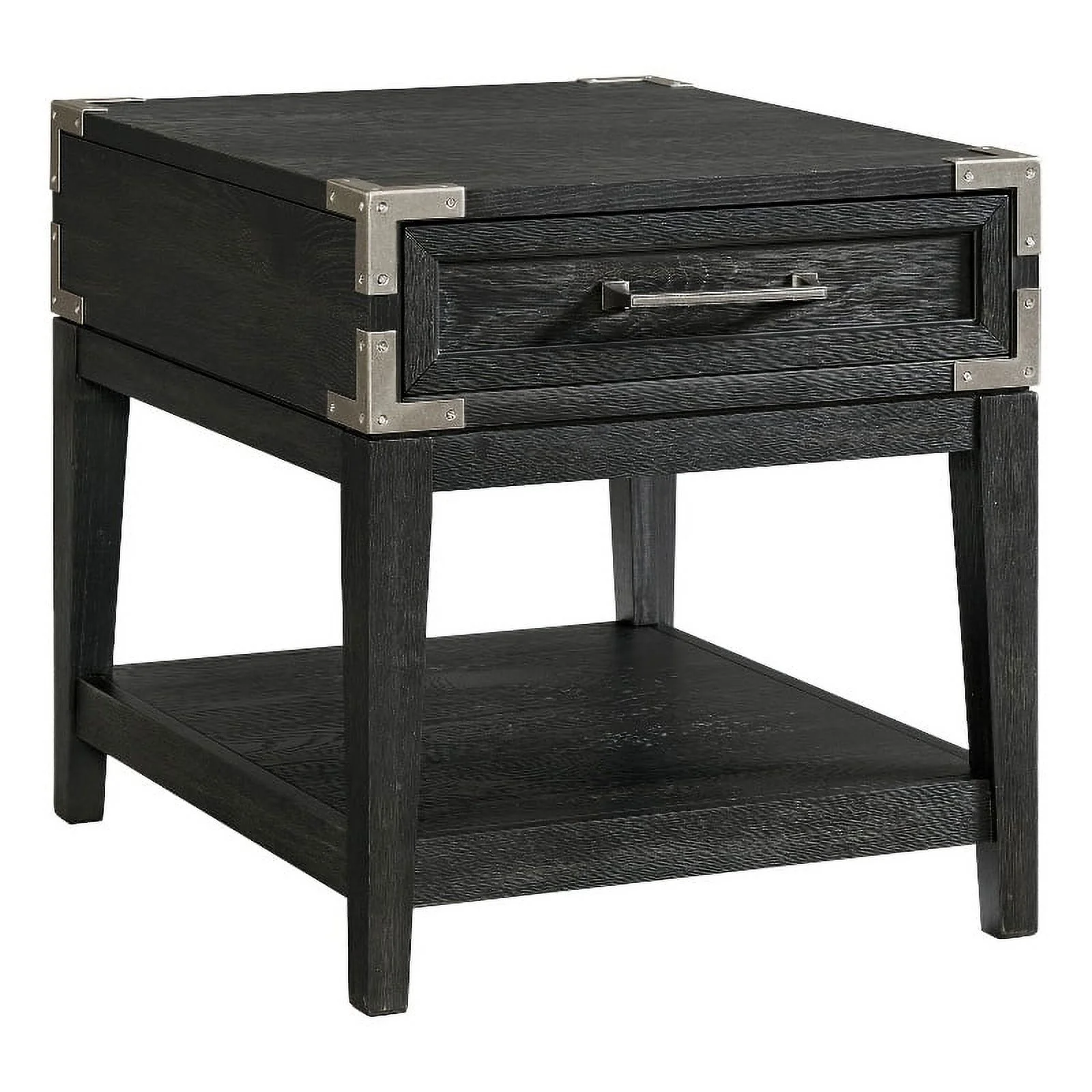 Intercon Furniture Laguna Occasionals 26x22" Wood End Table in Black