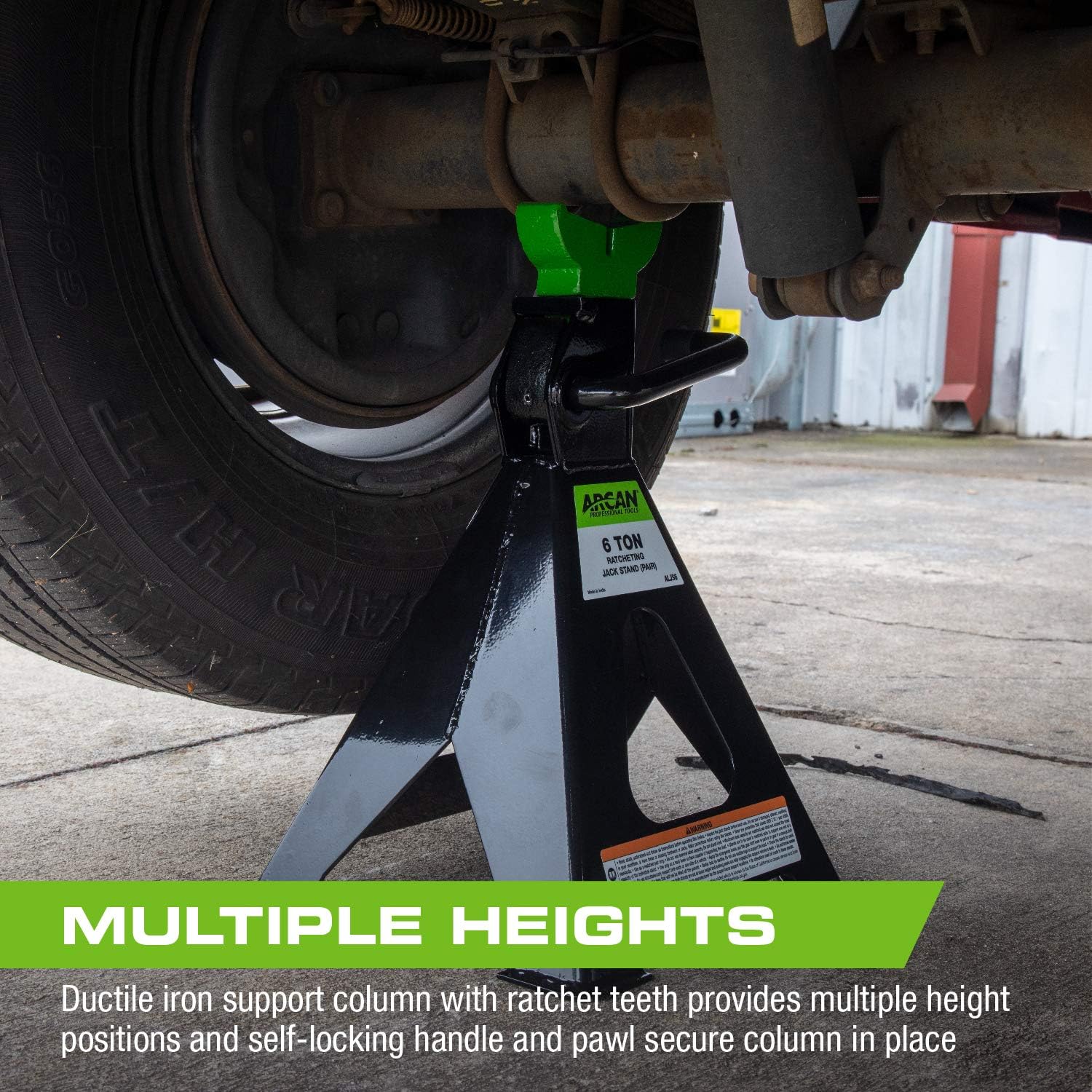 Arcan 6-Ton Steel Jack Stands (ALJS6) Pack of 2