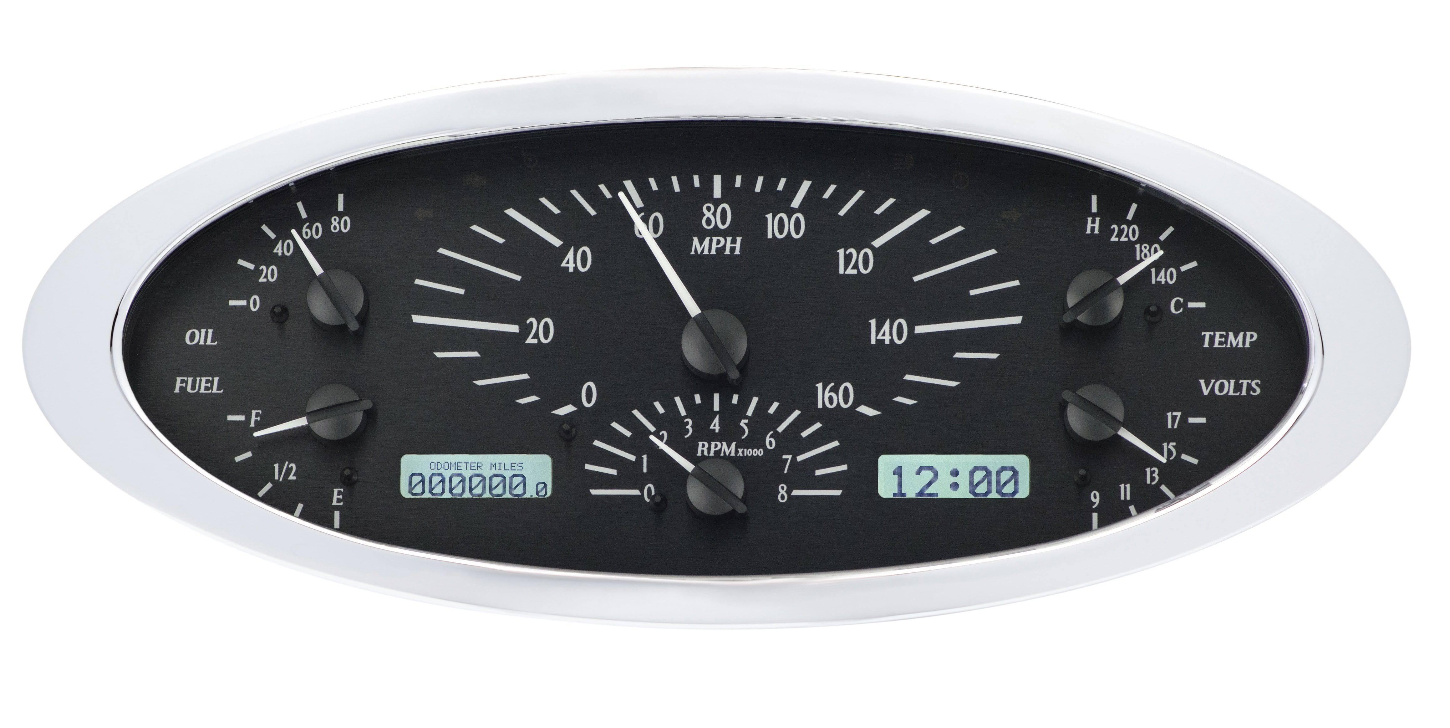 Dakota Digital 1932 Ford Car Analog Dash Gauge Instrument System Vhx-32F White