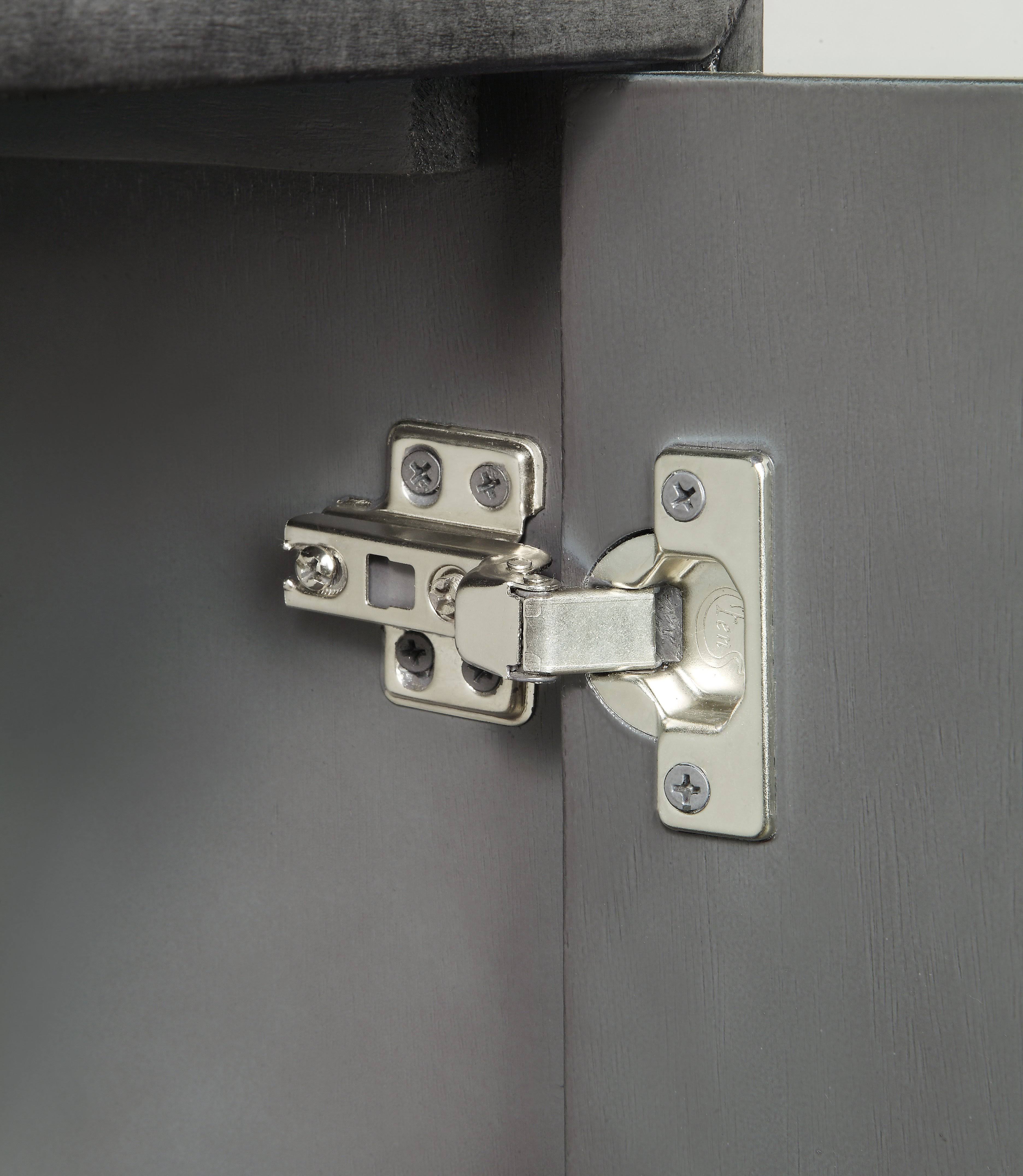 Coast To Coast Two Door Cabinet, Kino Burnished Grey