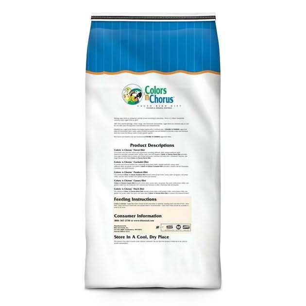 Blue Seal Colors 'n Chorus Diet Bird Food - Pet Supplies online store