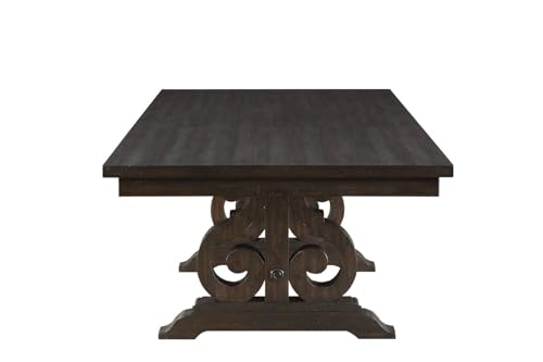 13-ps Kitchen Furniture Set Include 1 Dining Table, 10 Side Chairs and 2 Arm Chairs Formal Dining Table Set, Set for 12 Persons