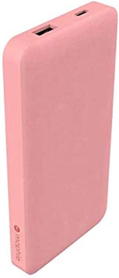 mophie - powerstation with PD - Portable Charger containing a 10,000mAh Battery and 18W USB-C PD Fast Charge - Pink Pack of 2