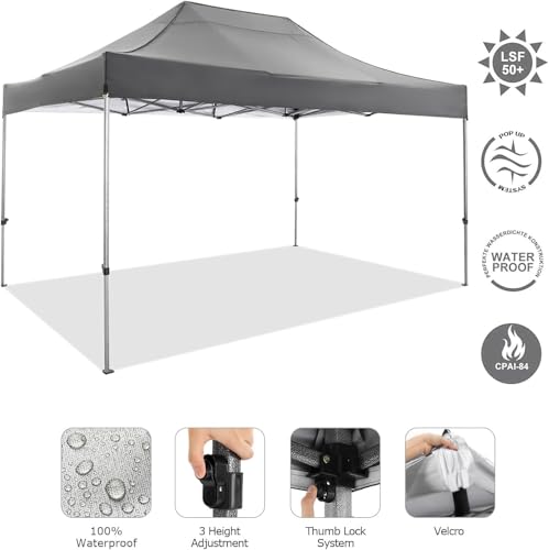 COBIZI 13x26 Pop Up Tent 13x26 Canopy with Sidewalls Heavy Duty Canopy Party Tent for Parties