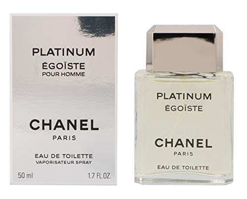 Egoiste Platinum by Chanel for Men, Eau De Toilette Spray, 3.4 Ounce