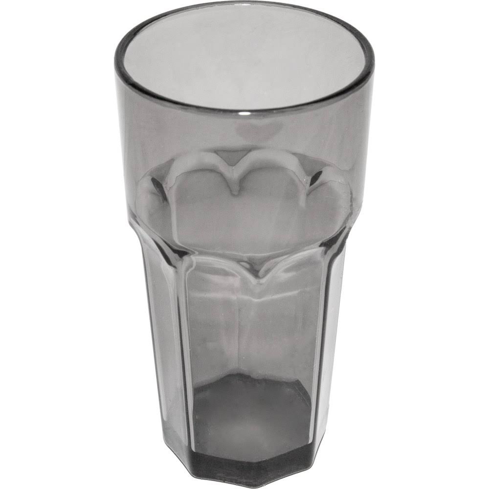 Carlisle 581818 Louis 18 oz. Smoke San Plastic Tumbler - 24/Case