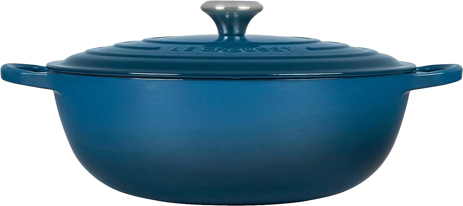 Le Creuset Signature Cast Iron Chef's Oven, 7.5qt, Deep Teal