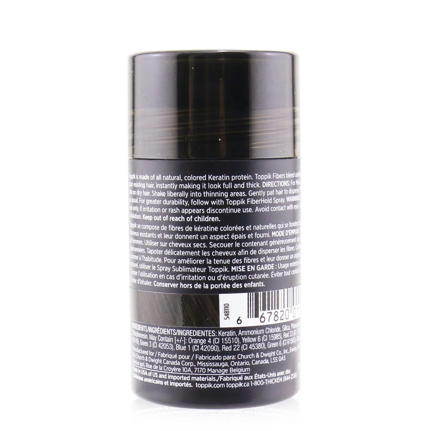 Toppik Hair Building Fibers - # Dark Brown  27.5g/0.97oz