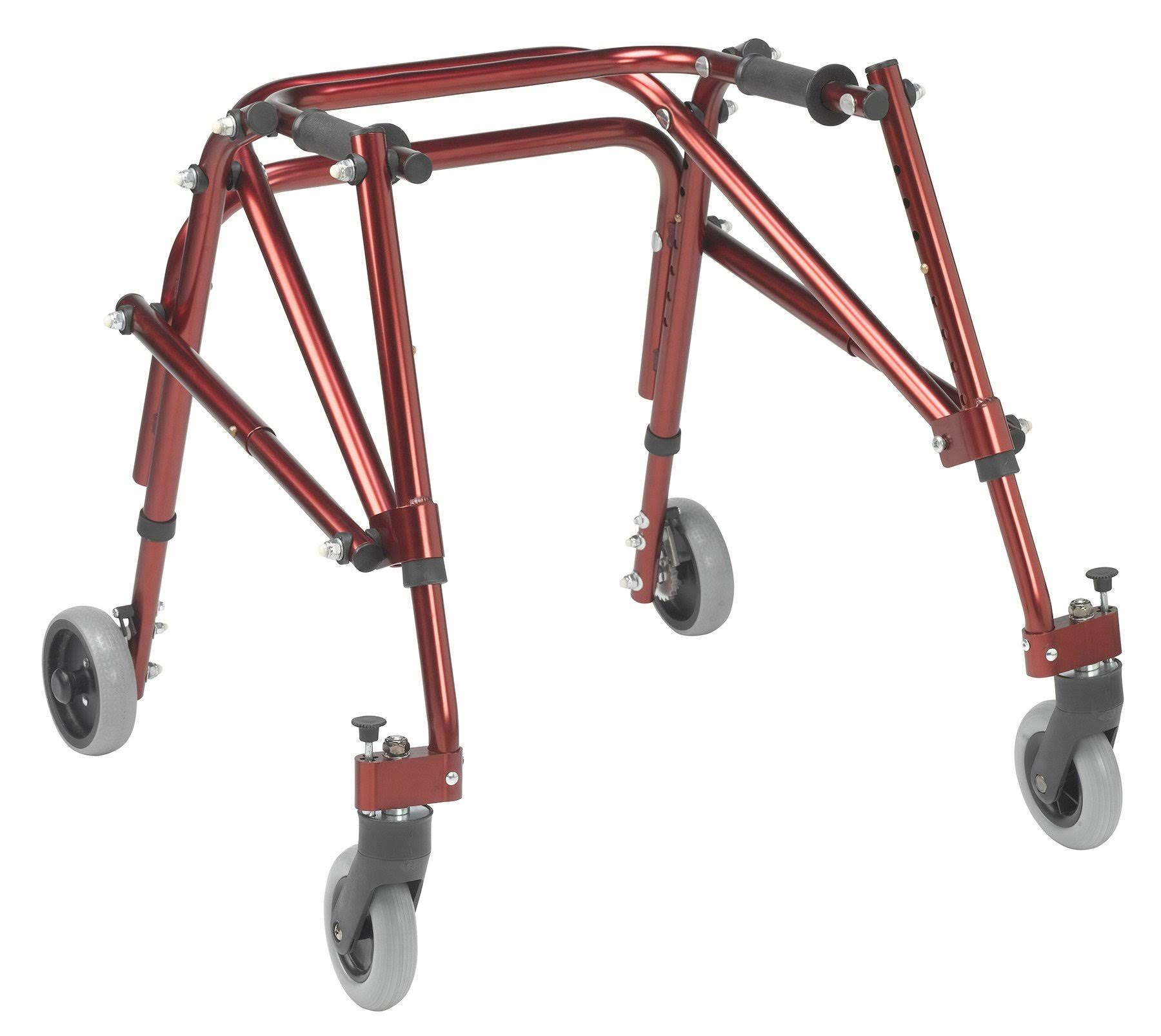 Drive Medical Nimbo 2g Lightweight Posterior Walker with Seat Medium Knight Blue