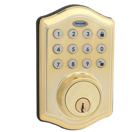 Honeywell Locks, Electronic Entry Deadbolt with Keypad, Oil Rubbed Bronze, 8712409