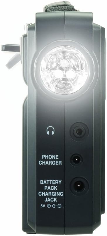 C. Crane CC Solar Observer Wind Up Solar Emergency Crank Radio with AM, FM, NOAA Weather, Built in LED Flashlight & Cellphone Charger Pack of 2