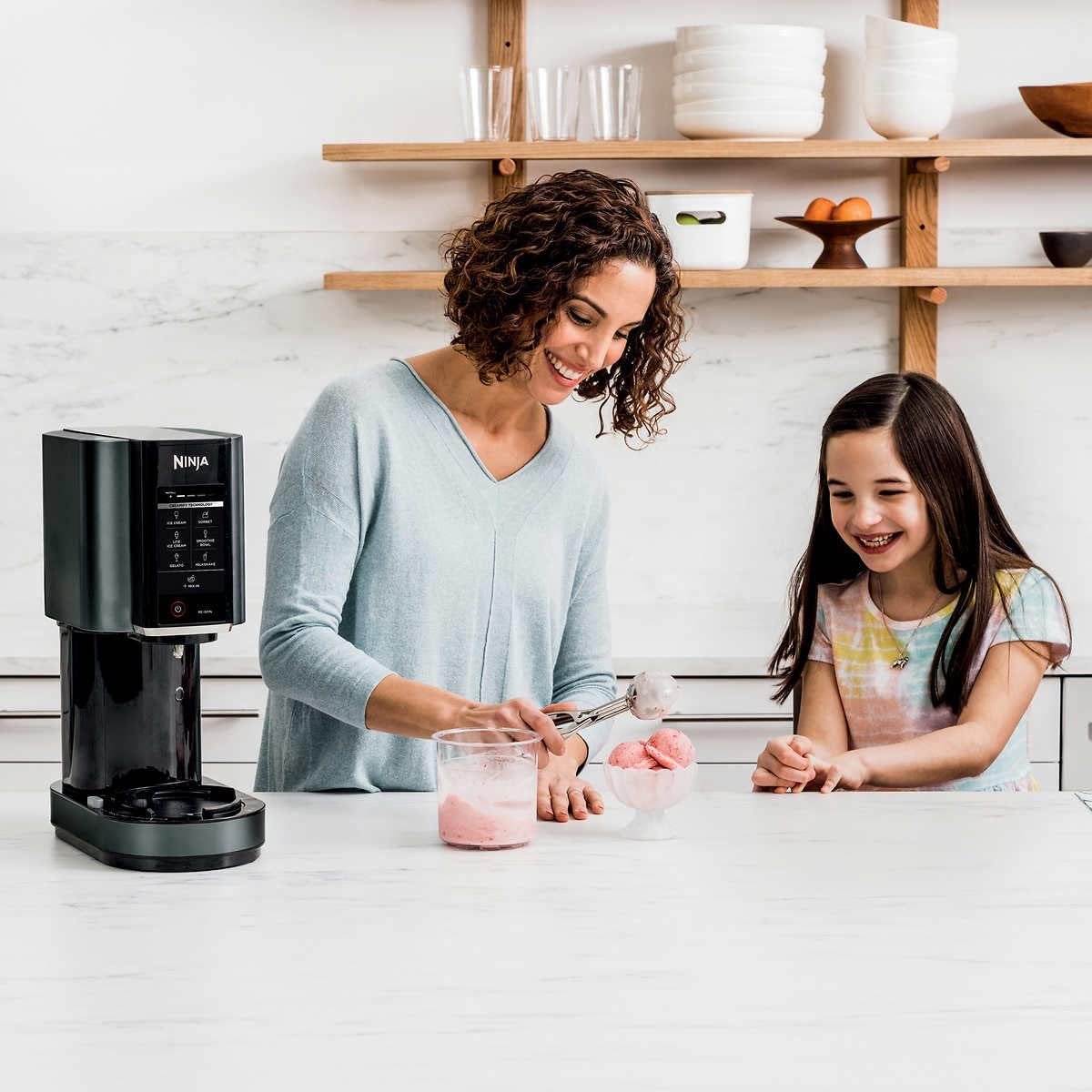 Ninja CN301CO CREAMi Ice Cream Maker, for Gelato, Mix-ins, Milkshakes, Sorbet, Smoothie Bowls & More, 7 One-Touch Programs