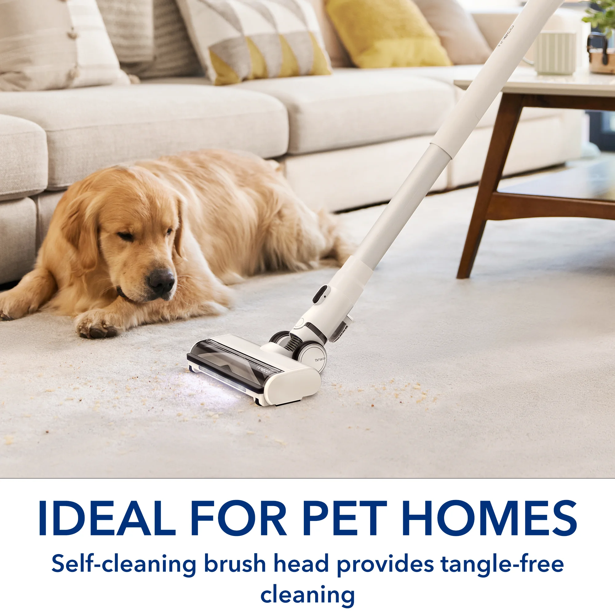 Tineco Pwrhero 11 ZT Flex Cordless Stick Vacuum Cleaner with ZeroTangle Brush Head for Hard Floor, Carpet with Additional Accessory Kit