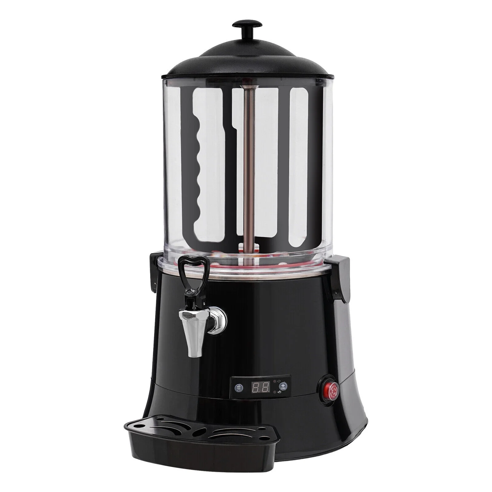 Commercial Hot Chocolate Dispenser Cocoa Milk Heating Beverage Dispenser 10L Water Dispenser