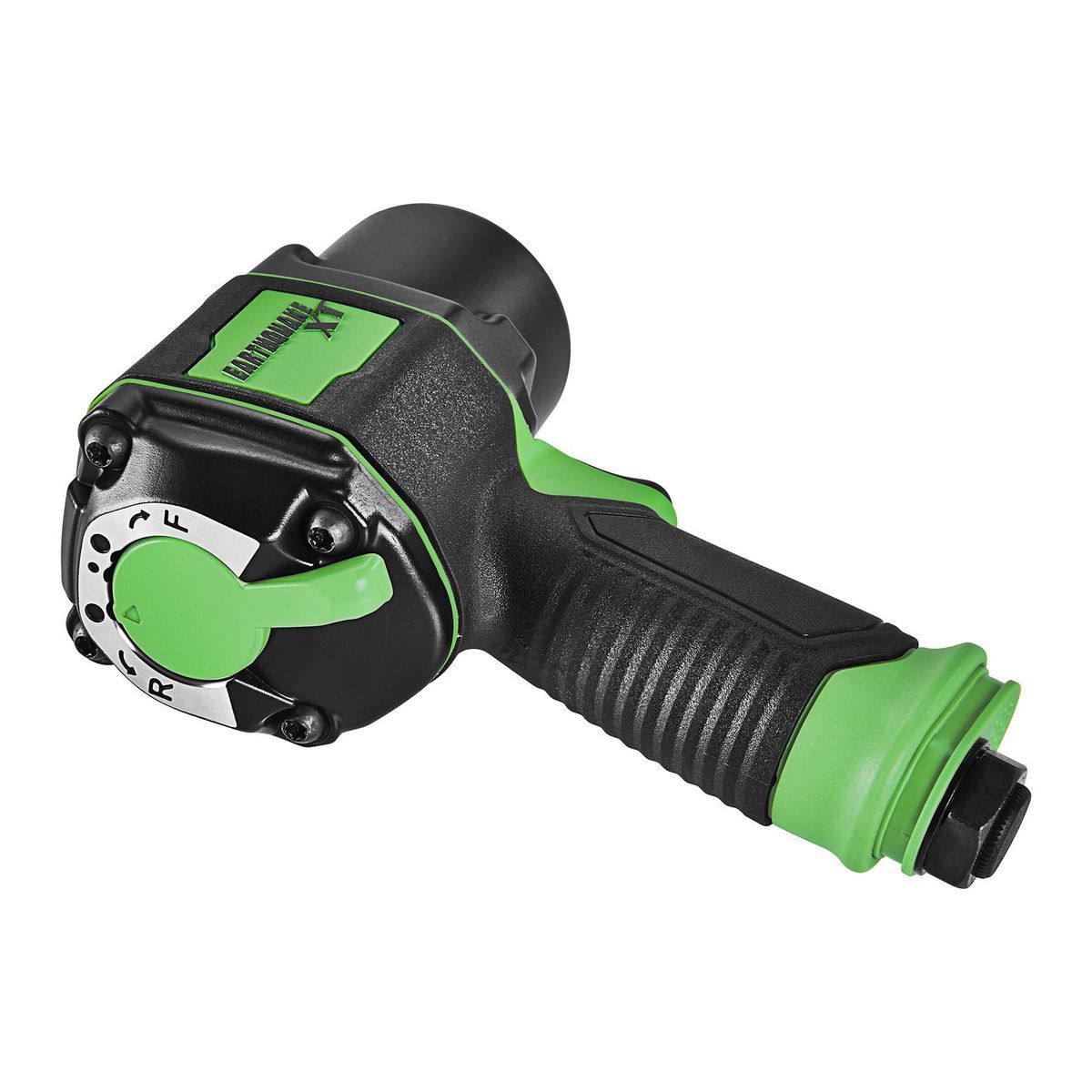 EARTHQUAKE XT 1/2 in. Supercompact Air Impact Wrench, Twin Hammer, 1000 ft-lbs, Green