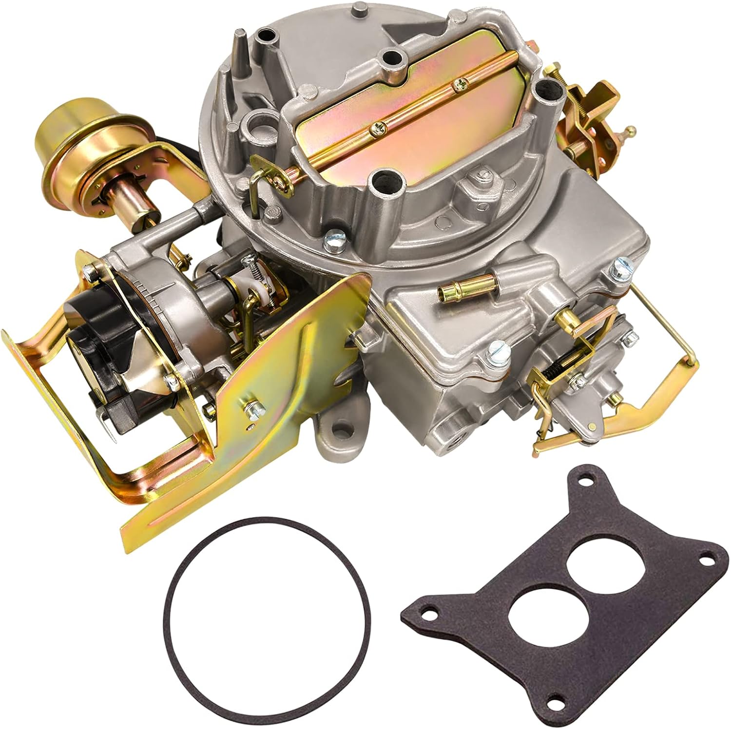 2 Barrel Carburetor Carb 2100 A800 2150 for Ford 289 302 351 Cu Jeep Engine F150 F250 F350 with Electric Choke Mounting Gasket - 302 Carburetor