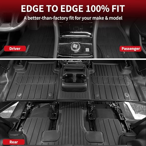 LASFIT Floor Mats & Trunk Mat for Jeep Grand Cherokee 2022-2025 5-Seat (Include 4xe, NOT for L)
