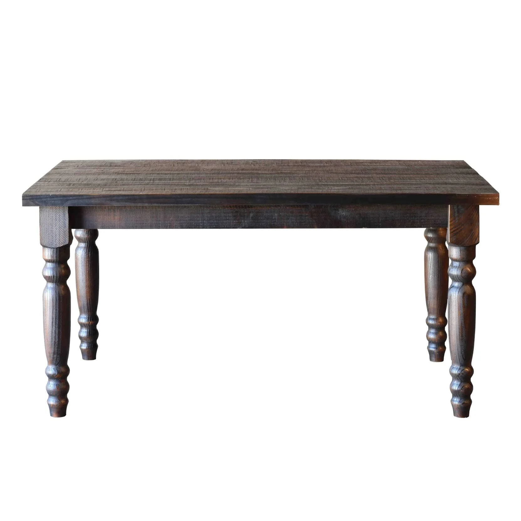Grain Wood Furniture Valerie Original Solid Wood 63" Dining Table, Barnwood - Curated Treasures Market