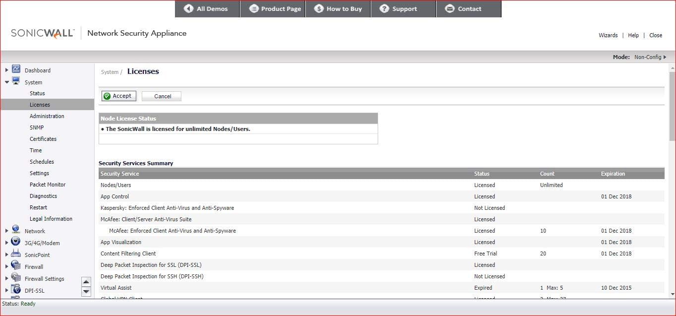 SonicWall Firewall SSL VPN 5 User License 01-SSC-8630