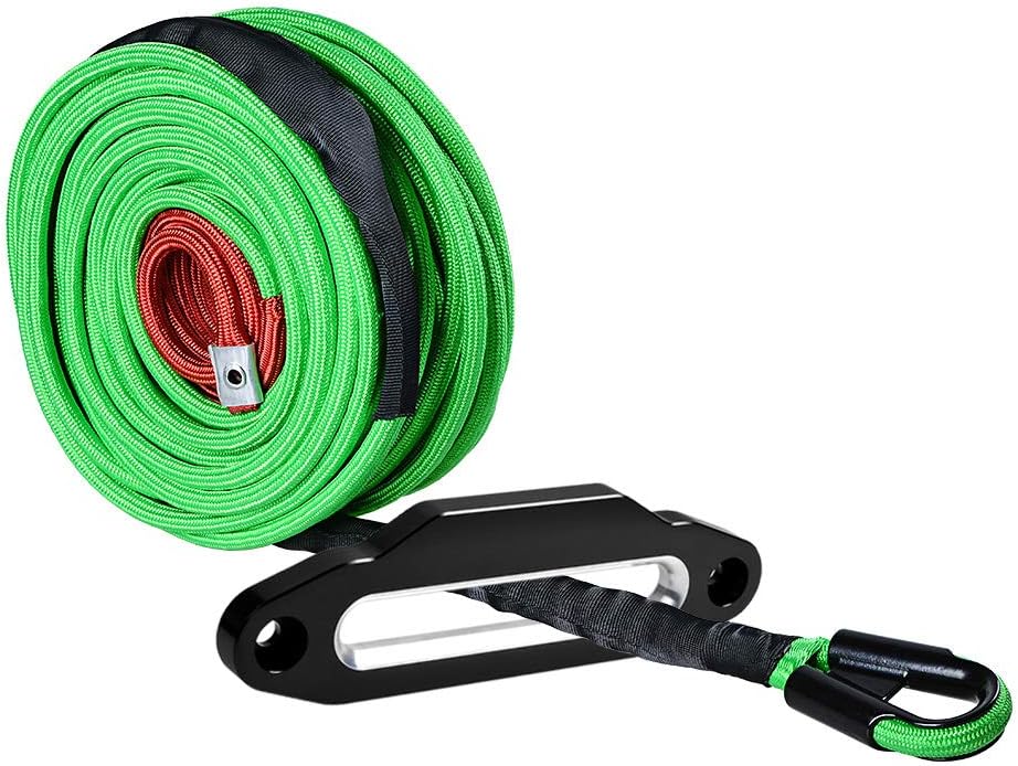 Astra-Depot Green Winch Rope Synthetic UHMWPE 22