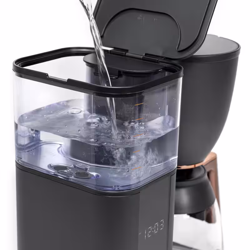 10 Cup Matte Black Specialty Drip Coffee Maker with Glass Carafe and warming plate, Wi-Fi connected