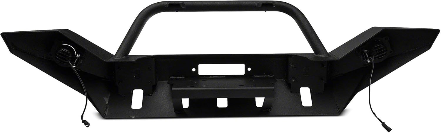Barricade Extreme HD Full Width Front Bumper with LED Fog Lights Compatible with 18-22 Jeep Wrangler JL
