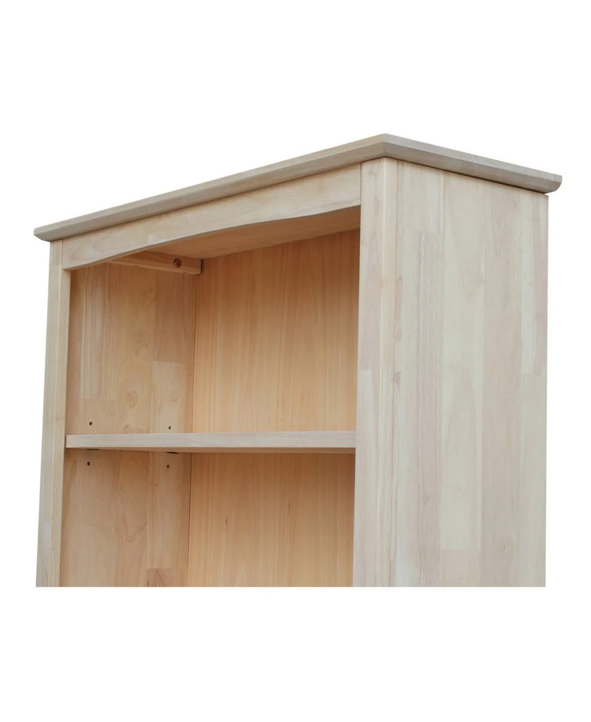 International Concepts Shaker Bookcase, Natural, 72x22