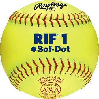 Worth One Nation 12 inch Gold Dot Slowpitch Softball Balls - Sports Supplies Online Store