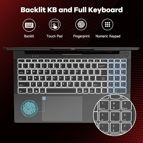 15.6 Business-gaming-Laptop, 6-Cores AMD Ryzen 5 6600H 660M 6nm GPU