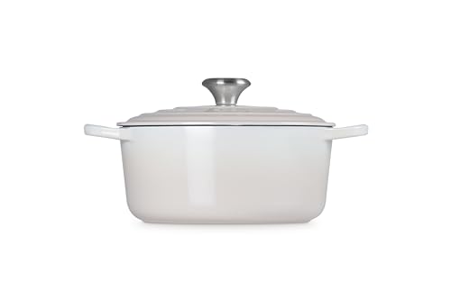 Le Creuset Enameled Cast Iron Signature Round Dutch Oven, 4.5 qt., Meringue