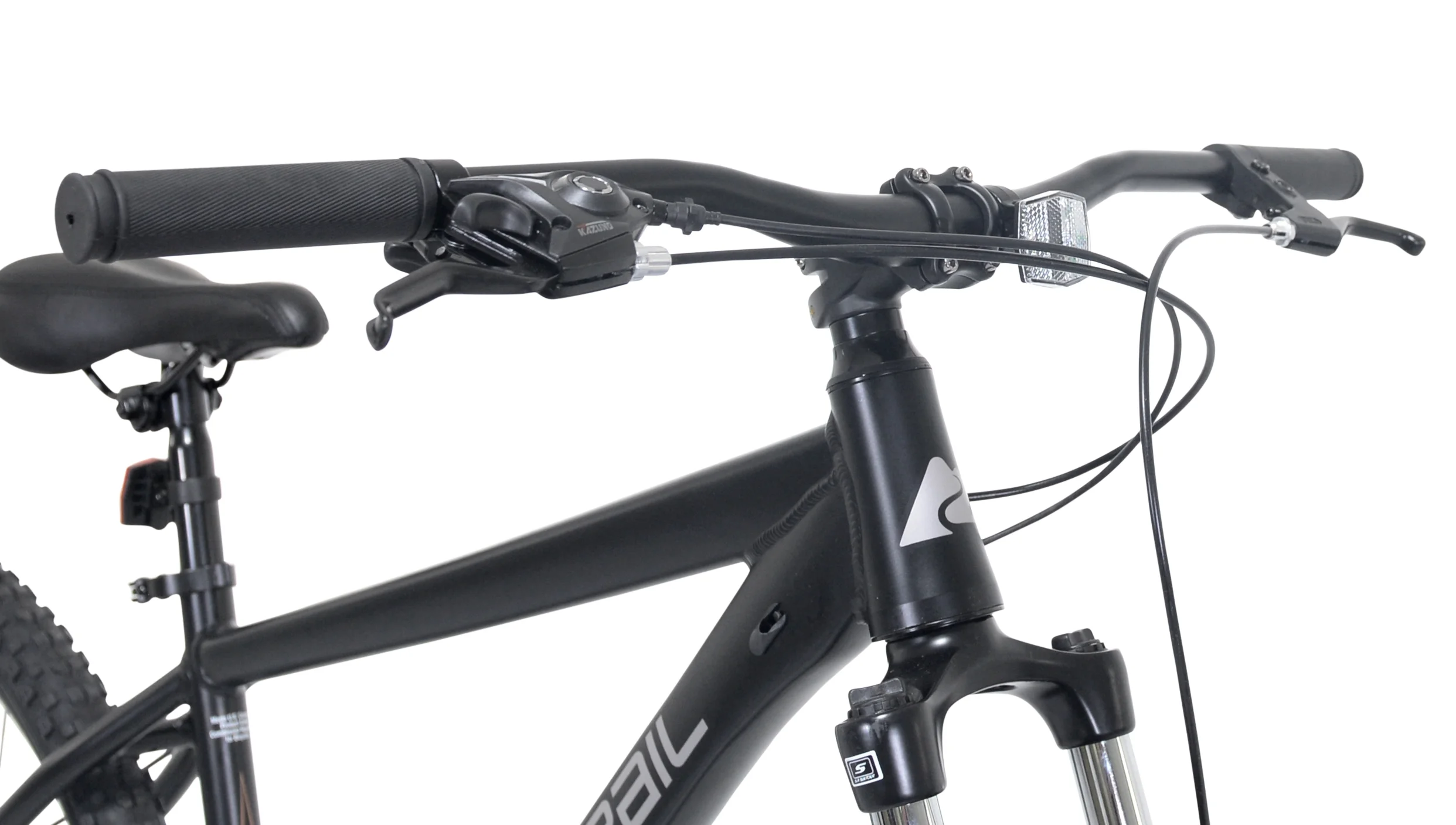 Ozark Trail 27.5 Vibe Mountain Bike, Medium Frame, Black, Adult, Unisex