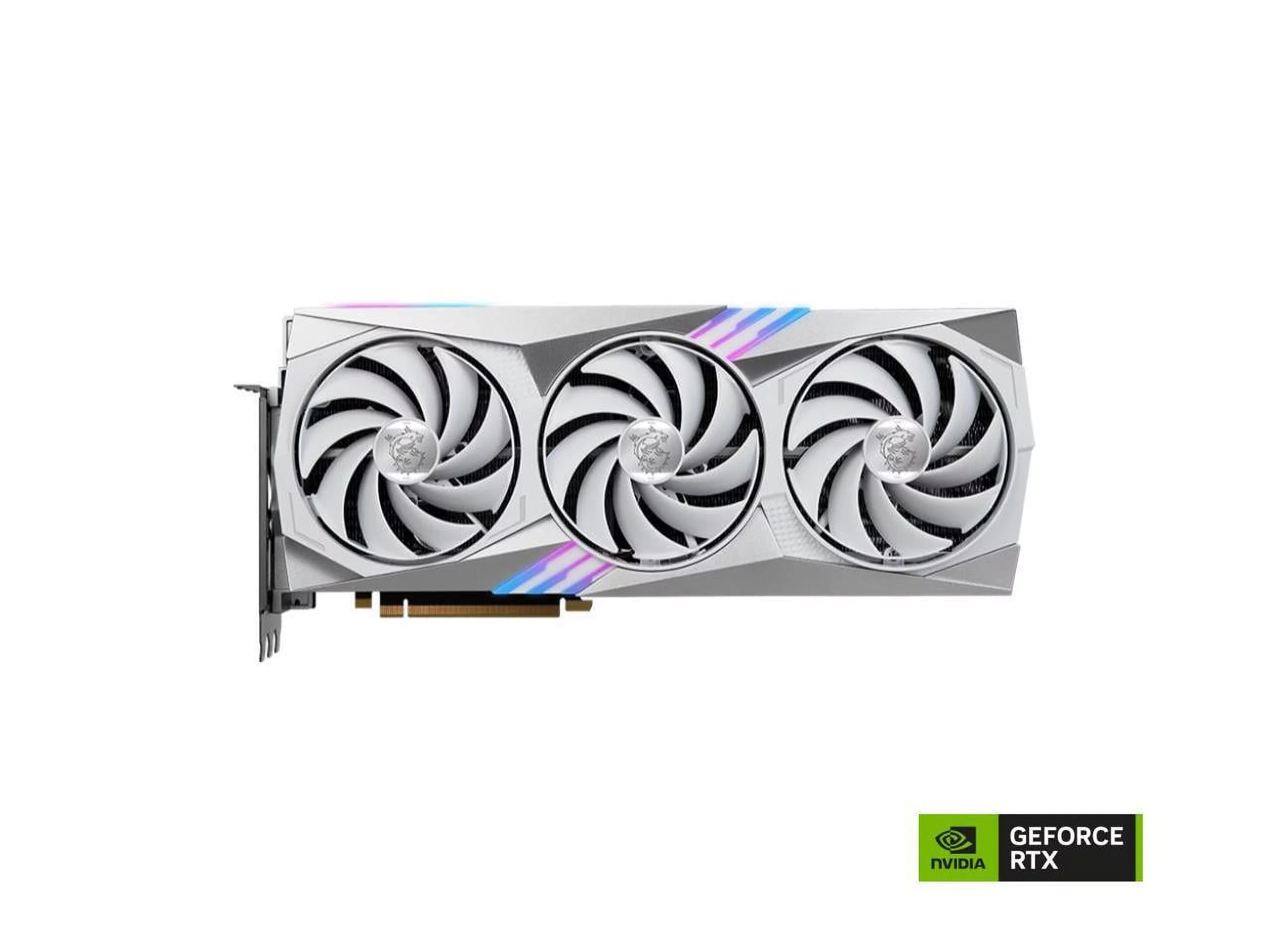 MSI Gaming GeForce RTX 4070 Ti 12GB GDDR6X PCI Express 4.0 ATX Video Card RTX 4070 Ti GAMING TRIO WHITE 12G - Radiant Selections