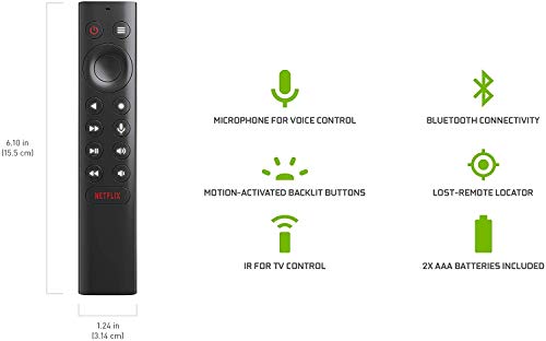 NVIDIA SHIELD Android TV Pro Streaming Media Player; 4K HDR movies, live sports, Dolby Vision-Atmos, AI-enhanced upscaling, GeForce NOW cloud gaming