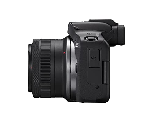 Canon EOS R50 Mirrorless Camera RF-S18-45mm F4.5-6.3 is STM Lens Kit, 24.2 Megapixel CMOS (APS-C) Sensor, 4K Video, Hybrid Camera, Photo and Video
