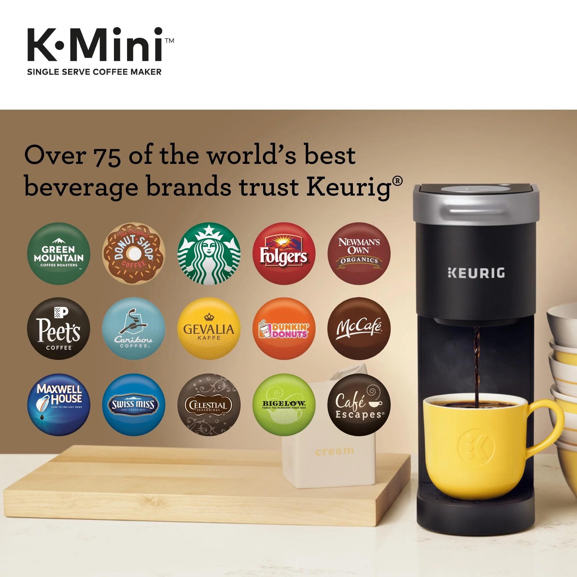 Keurig K-Mini Single Serve Coffee Maker, Black
