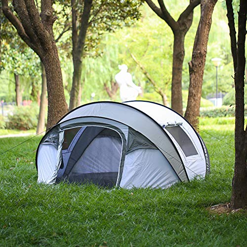 EchoSmile Camping Instant Pop Up Tent, 2/4/6/8/10 Person, Water Resistant Dome, Easy Setup for Camping Hiking and Outdoor, Portable with Carry Bag