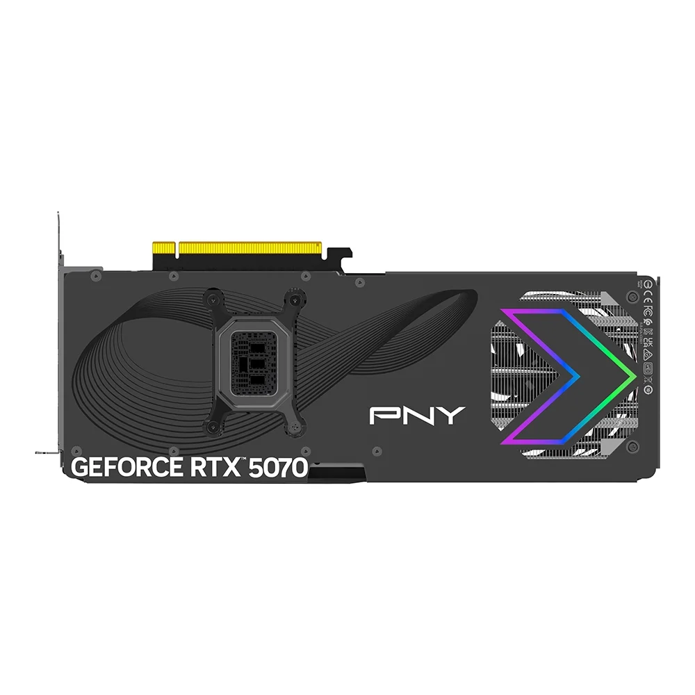 PNY GeForce RTX™ 5070 EPIC-X ARGB™ Overclocked Triple Fan GPU DLSS4