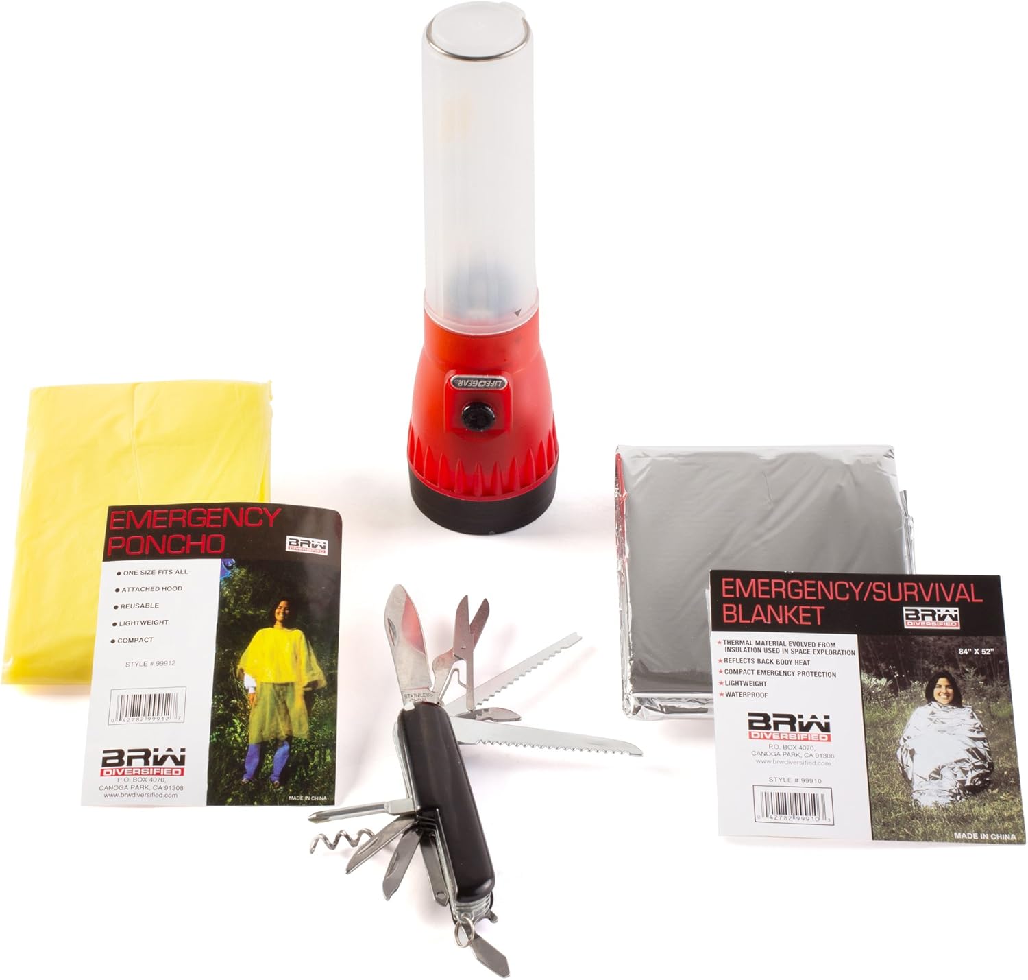 First My Family All-in-One 2 Person, 72 Hour Emergency Survival Kit for Fires, Earthquakes, Hurricanes, Floods, Tsunami and Other Disasters